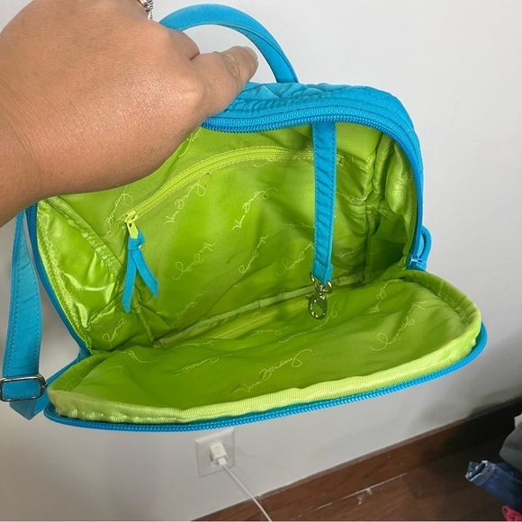 Vera Bradley teal‎ small backpack main image 3